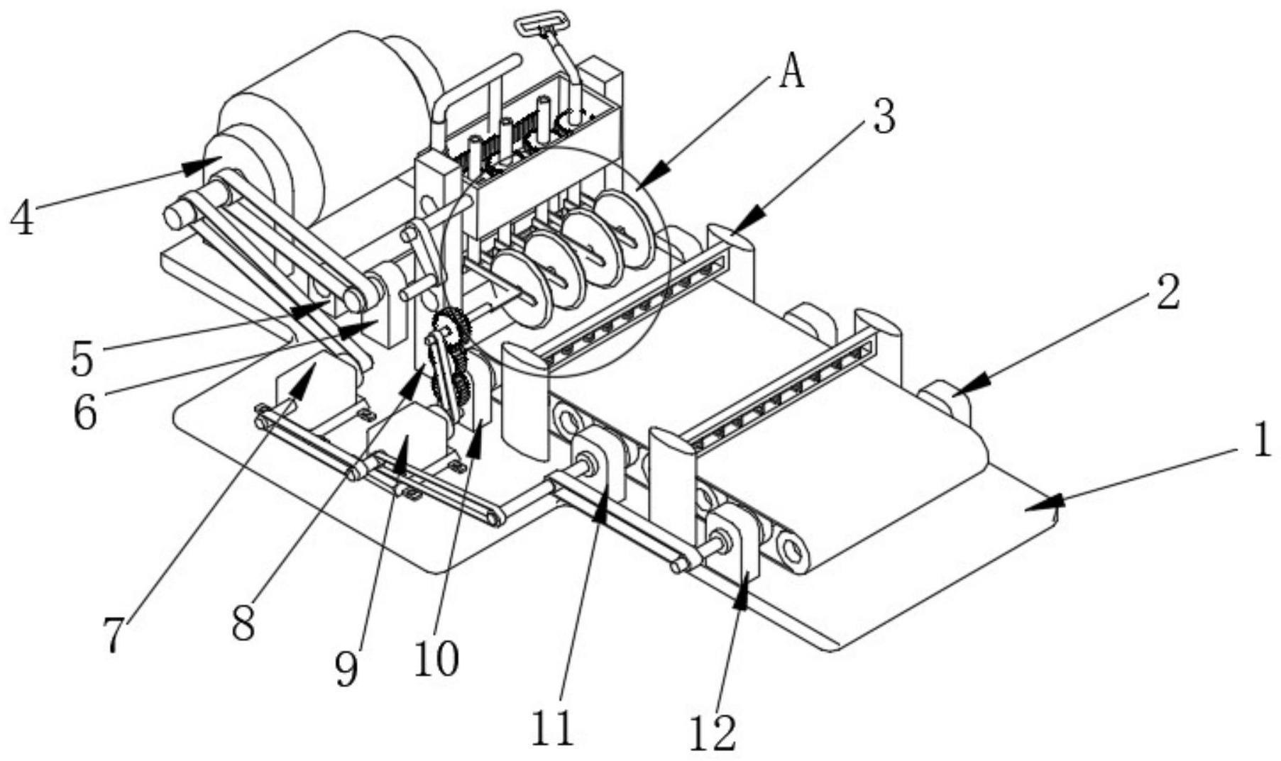 一種電池鋁箔分條加工機(jī)及分條加工工藝的制作方法 一種電池鋁箔分條加工機(jī)及分條加工工藝的制作方法
