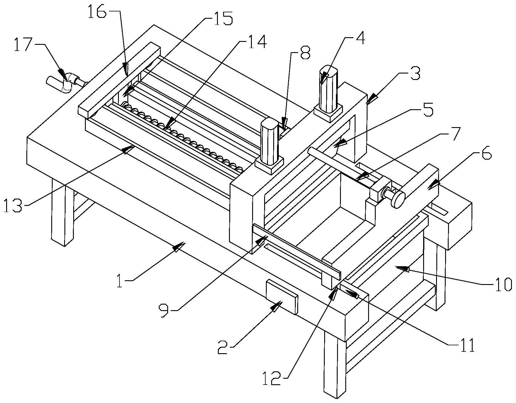 一種定長(zhǎng)的紙管分切機(jī)的制作方法 一種定長(zhǎng)的紙管分切機(jī)的制作方法