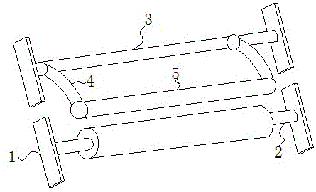 銅箔分切機收卷壓輥裝置的制作方法 銅箔分切機收卷壓輥裝置的制作方法