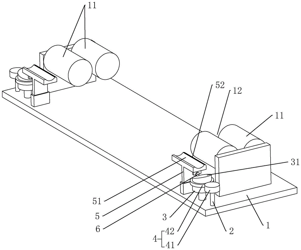 用于不干膠分切機(jī)的上料裝置的制作方法 用于不干膠分切機(jī)的上料裝置的制作方法